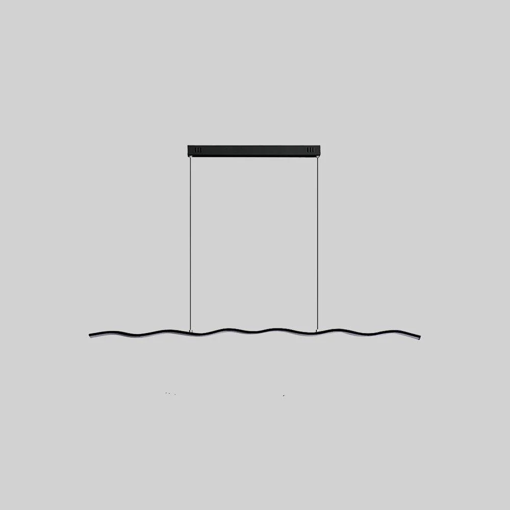 LouiseGlow - Moderne LED hanglamp zwart en wit Niyra