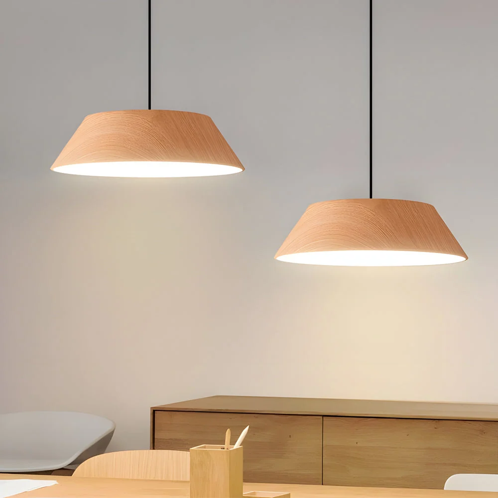 ZenCircle – LED-hanglamp hout met Japanse stijl Niyra