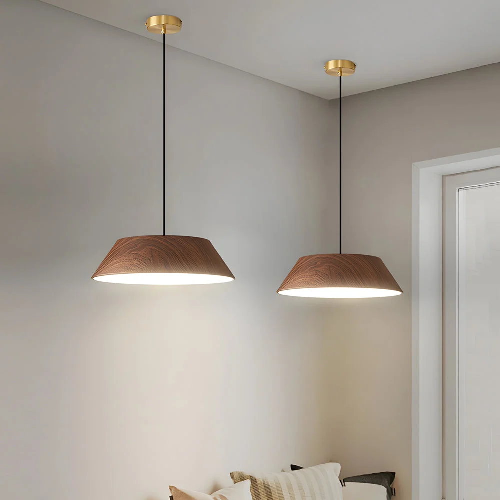 ZenCircle – LED-hanglamp hout met Japanse stijl Niyra