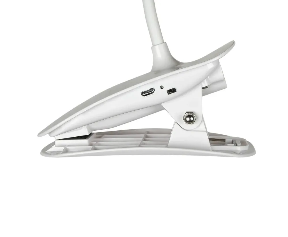 LED Klemlamp 3W USB Oplaadbaar, Dimbaar voor Lezen en Werkplek NN 8
