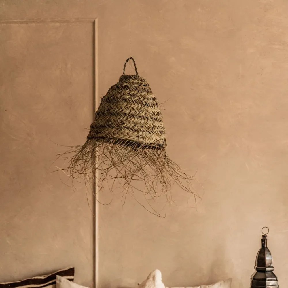 NOA MAY Hanglamp Coco - naturel - zeegras - Ø 30 x h 22 cm