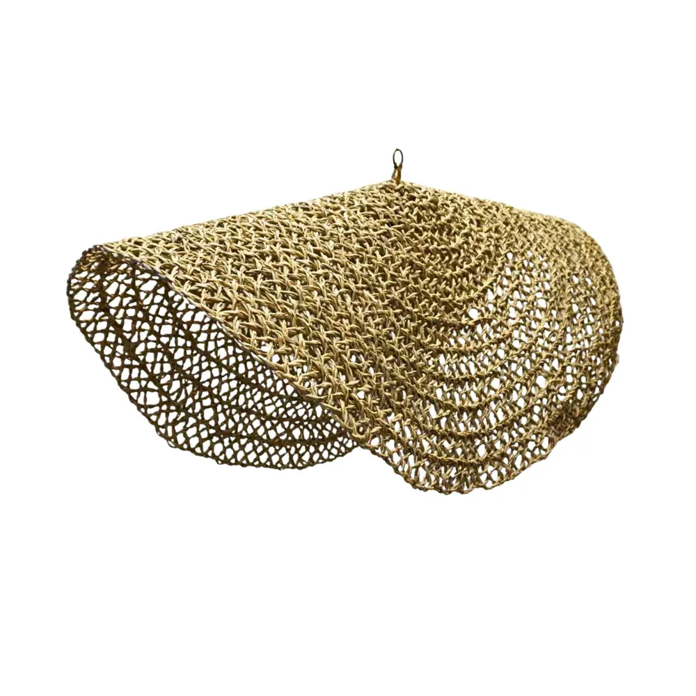 NOA MAY Hanglamp Medina - natural - zeegras - Ø 80 x h 3 cm