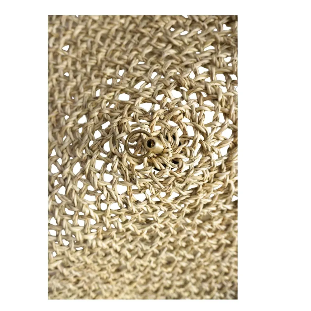NOA MAY Hanglamp Medina - natural - zeegras - Ø 80 x h 3 cm