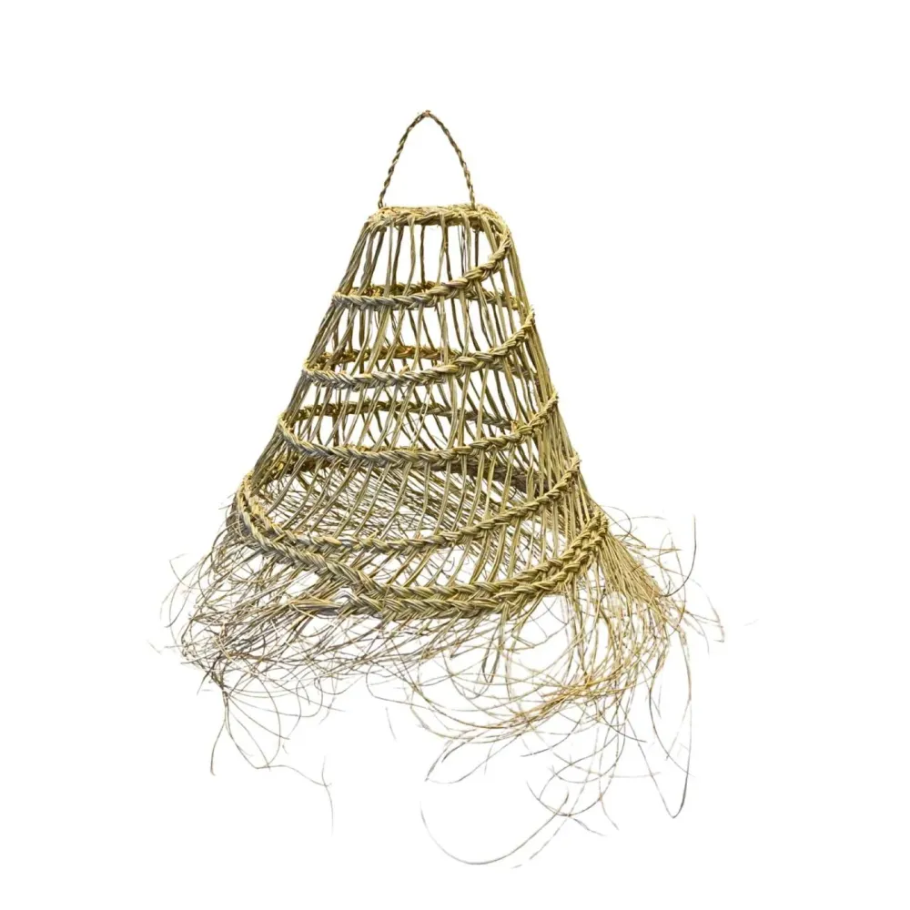NOA MAY Hanglamp Rafi - naturel - zeegras - Ø 40 x h 35 cm