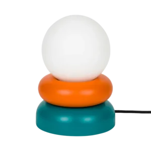noo.ma OTEM Tafellamp - Orange Peel & Deep Turquoise