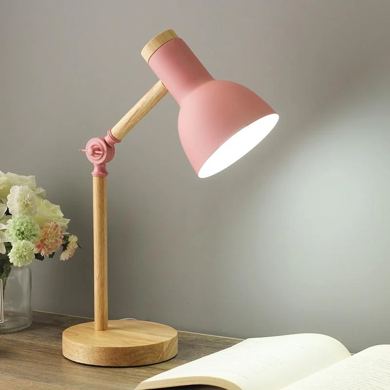NordicGlow | Scandinavische Houten Tafellamp - Minimalistisch Design