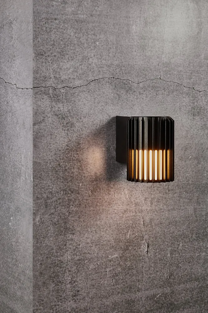 Aludra | Muur lamp | Zwart Nordlux
