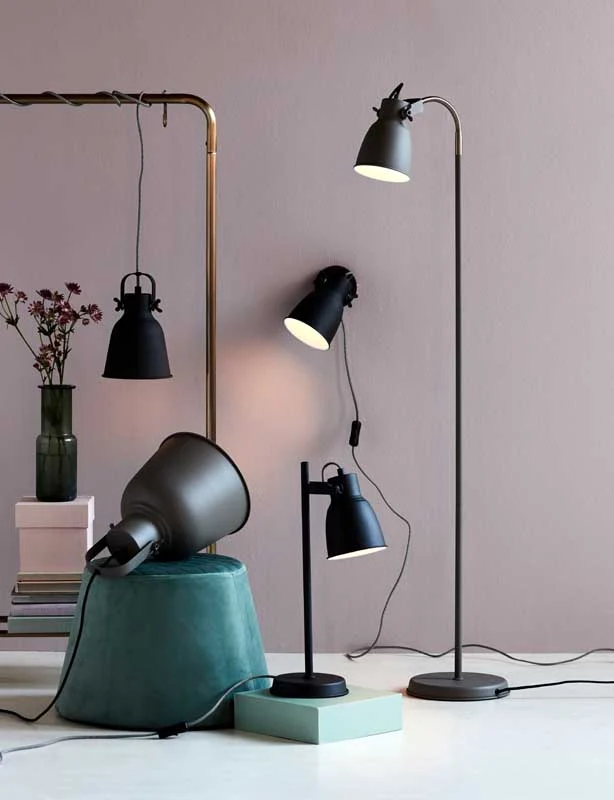 Nordlux Adrian Hanglamp - Ø16cm - E27 - Zwart