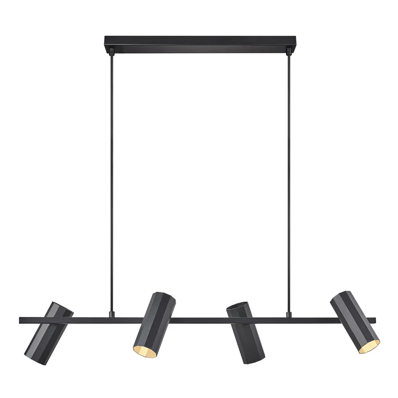 Nordlux Alanis Hanglamp - 4-lichts GU10 - Zwart