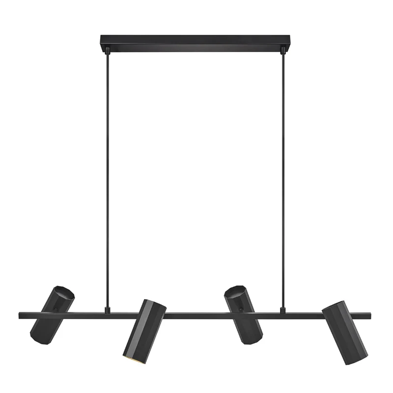 Nordlux Alanis Hanglamp - 4-lichts GU10 - Zwart