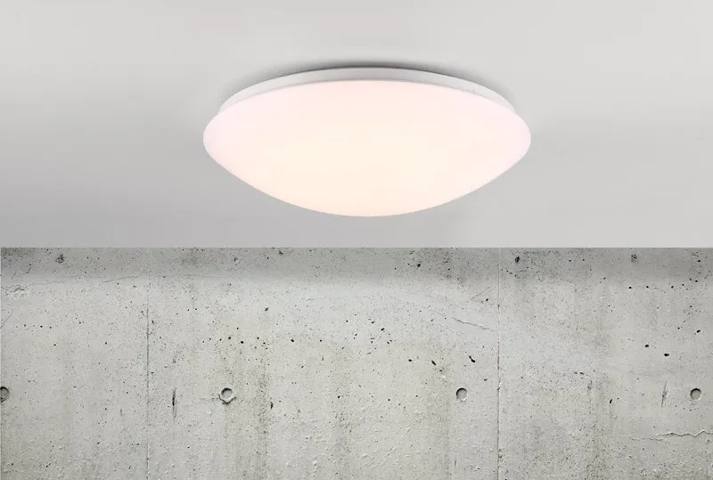 Nordlux Ask Plafondlamp met Bewegingssensor - Ø36cm - LED - 3000K - IP44 - Wit