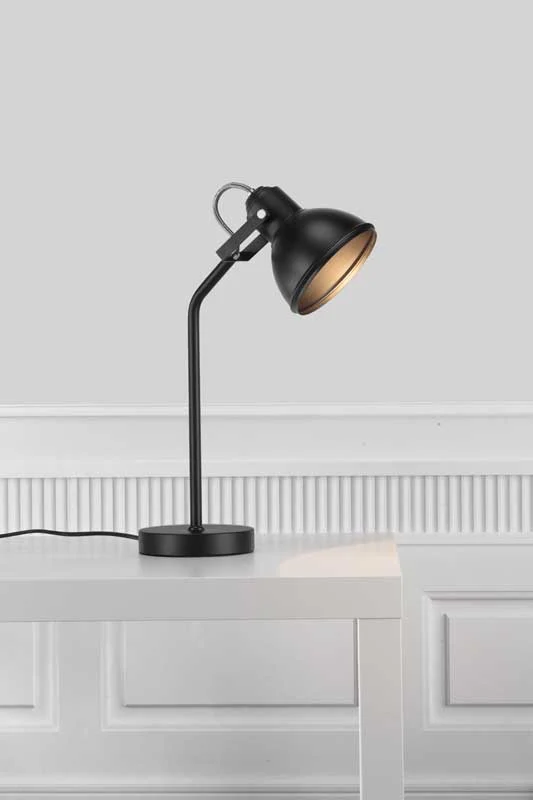 Nordlux Aslak Tafellamp - E27 - Zwart