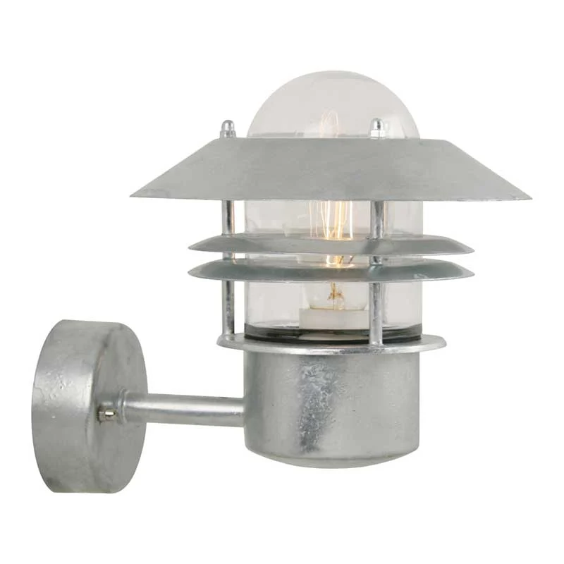 Nordlux Blokhus Wandlamp Buiten Up | E27 | IP54 | Verzinkt | Seaside