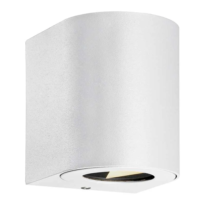 Nordlux Canto Wandlamp Buiten - 2-lichts LED - 2700K - IP44 - Wit - Rond