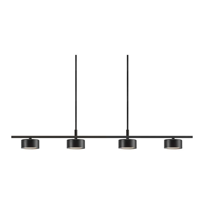 Nordlux Clyde Hanglamp - 4-lichts LED Stepdim - 2700K - Zwart