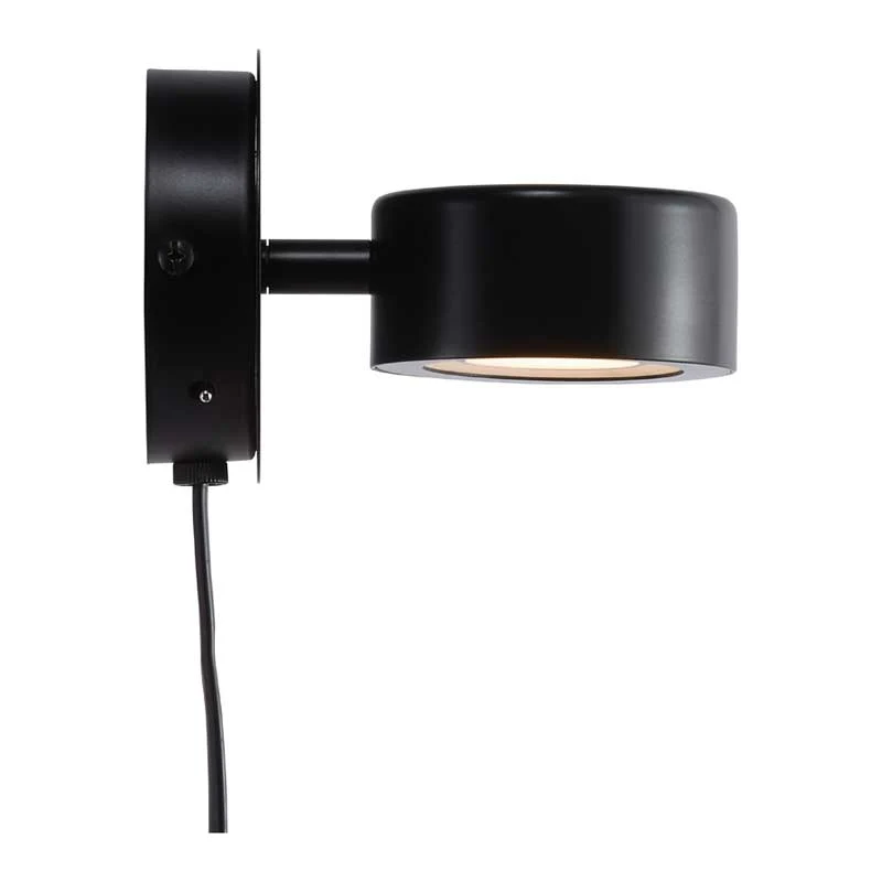 Nordlux Clyde Wandlamp - LED Stepdim - 2700K - Zwart