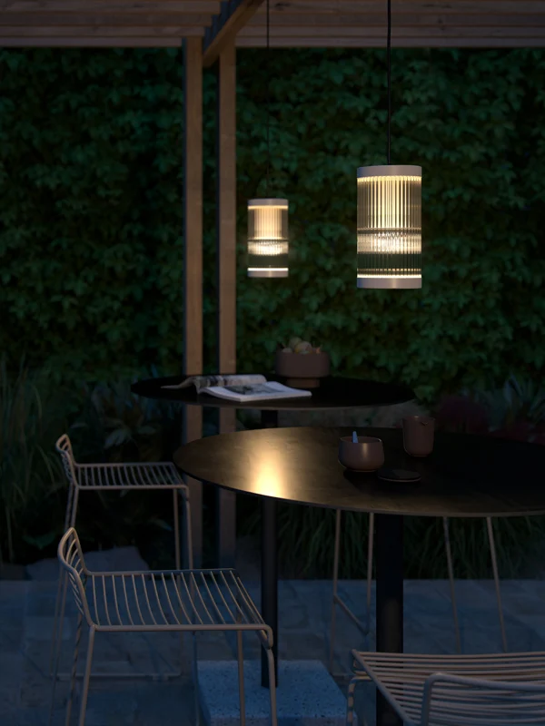 Nordlux Coupar Hanglamp Buiten - Ø13cm - E27 - IP54 - Wit