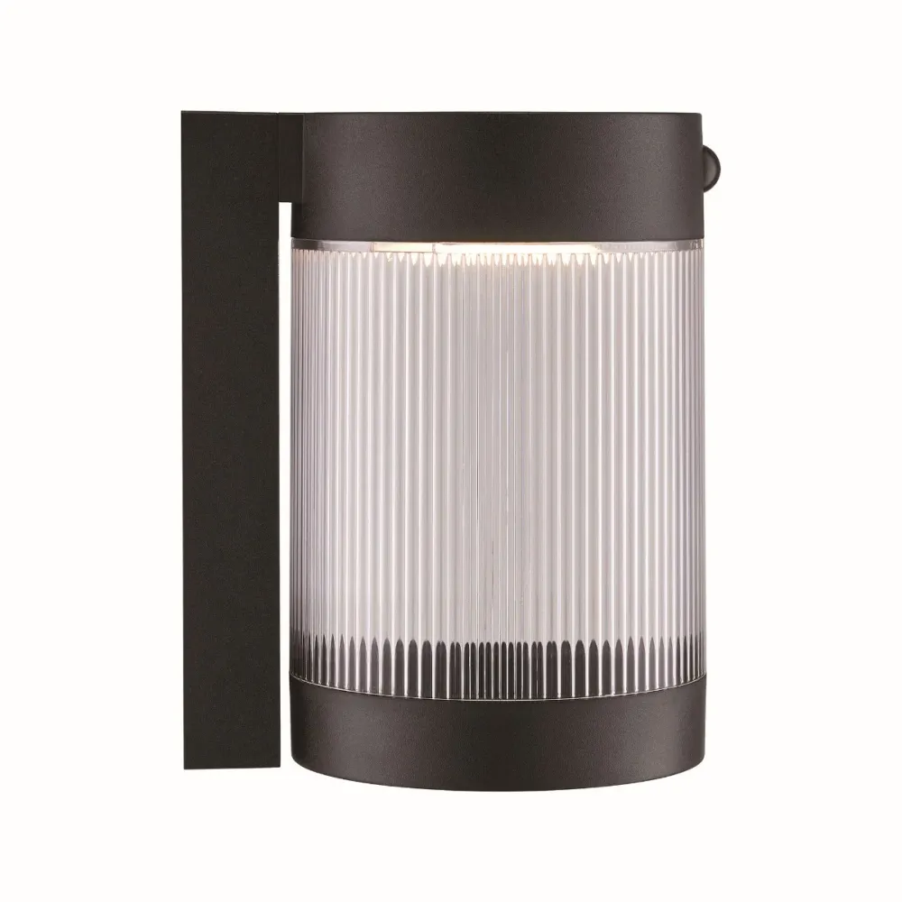 Nordlux Coupar Solar Wandlamp Zwart - E27 Fitting - 1-lichtpunten