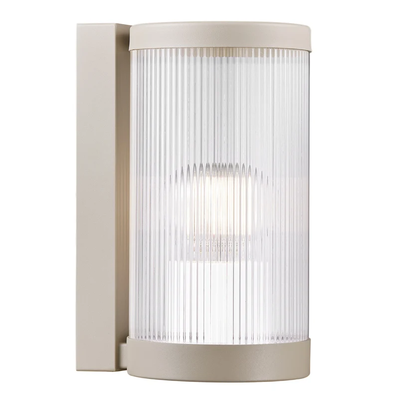 Nordlux Coupar Wandlamp Buiten - Ø13cm - E27 - IP54 - Beige