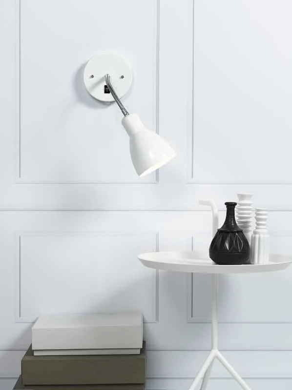 Nordlux Cyclone Wandlamp - E14 - Wit