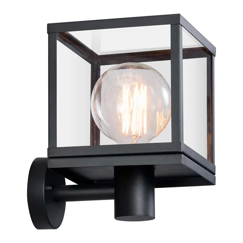 Nordlux Dalton Wandlamp Buiten - E27 - IP44 - Zwart