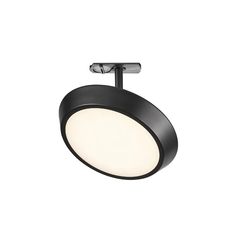 Nordlux Diskie Link - 1-Fase Railspot - Ø20cm - LED - Zwart