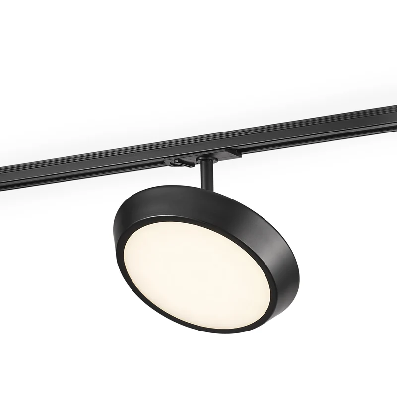 Nordlux Diskie Link - 1-Fase Railspot - Ø20cm - LED - Zwart