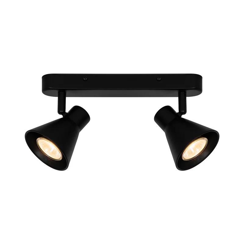 Nordlux Eik Spotlamp - 2-lichts GU10 - Zwart