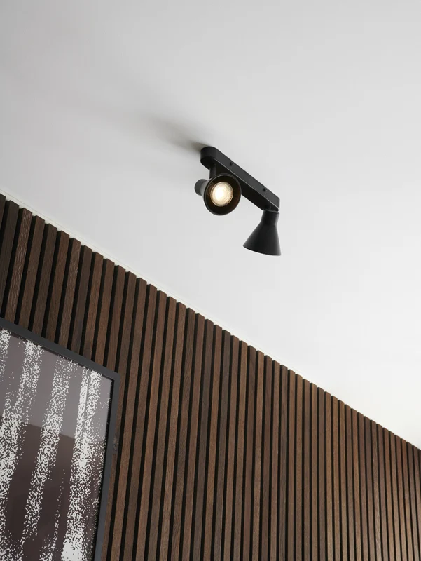 Nordlux Eik Spotlamp - 2-lichts GU10 - Zwart