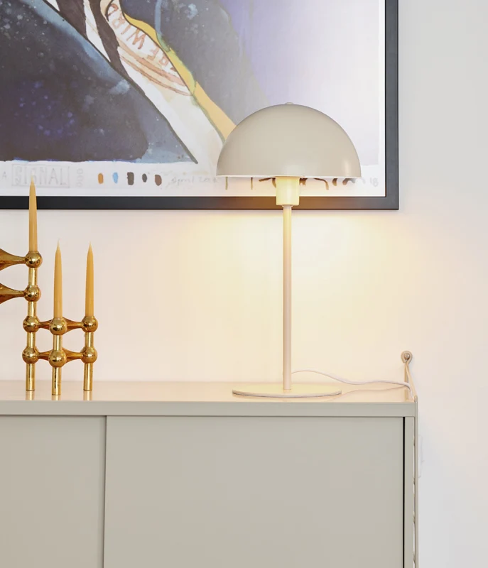 Nordlux Ellen Tafellamp - Ø20cm - E14 - Beige