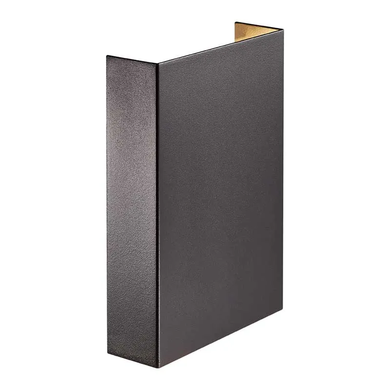 Nordlux Fold Wandlamp Buiten L - 2-lichts LED - 3000K - IP54- Zwart