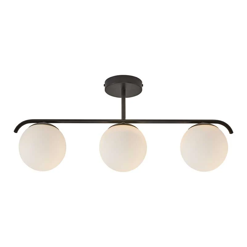 Nordlux Grant Plafondlamp - 3-lichts E14 - Zwart