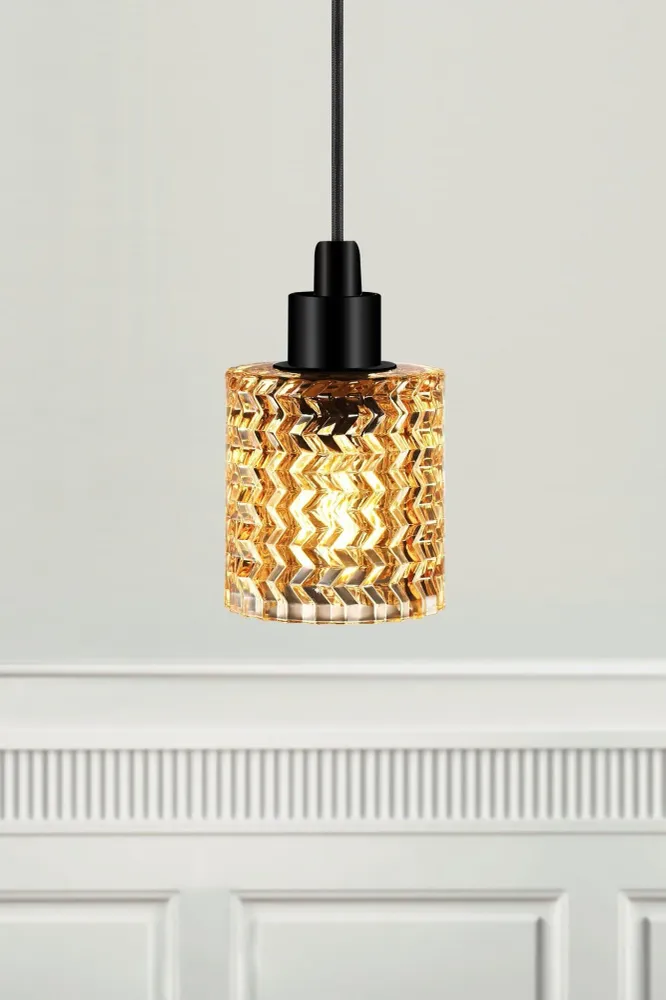 Nordlux hanglamp Hollywood - 1 lichts - 10.8 x 300 cm - amber