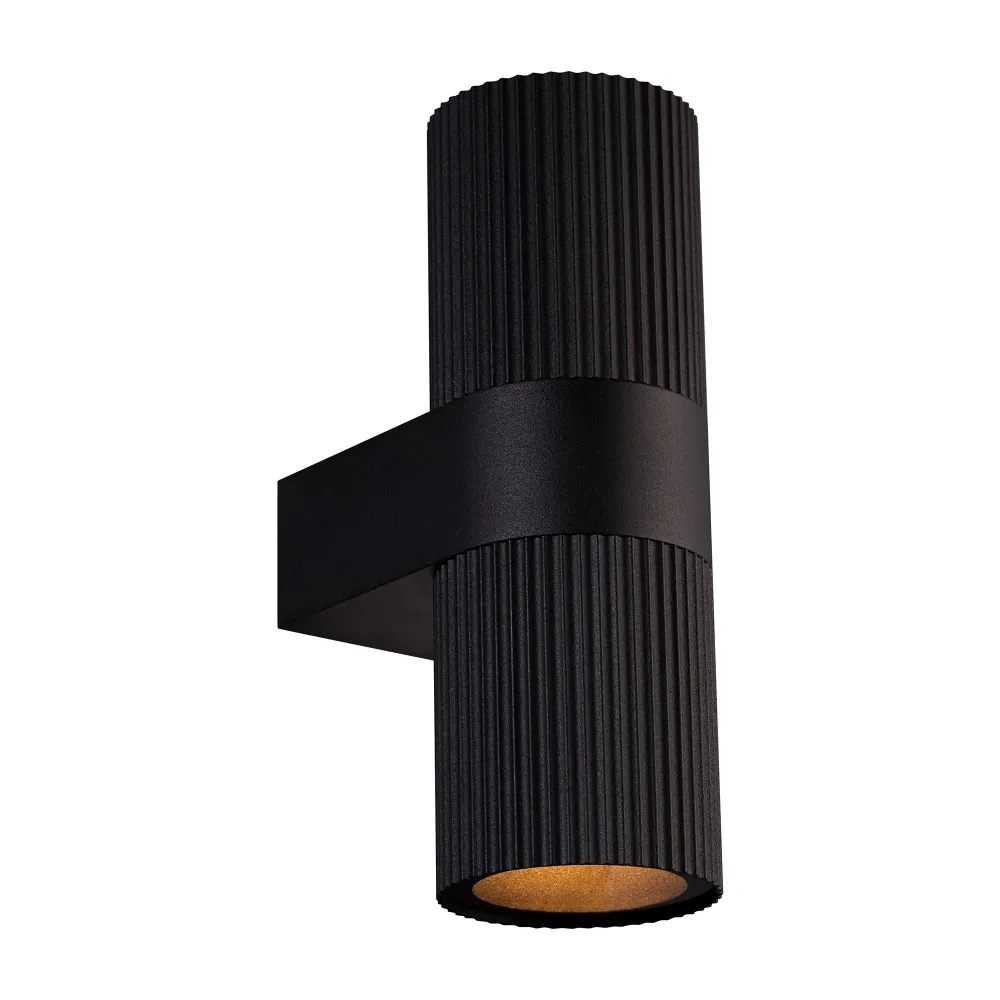 Nordlux Kyklop Ripple | Wandlamp | Zwart | GU10