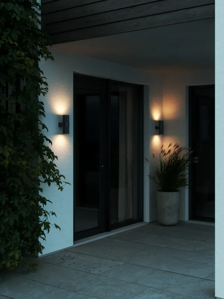 Nordlux Kyklop Ripple | Wandlamp | Zwart | GU10