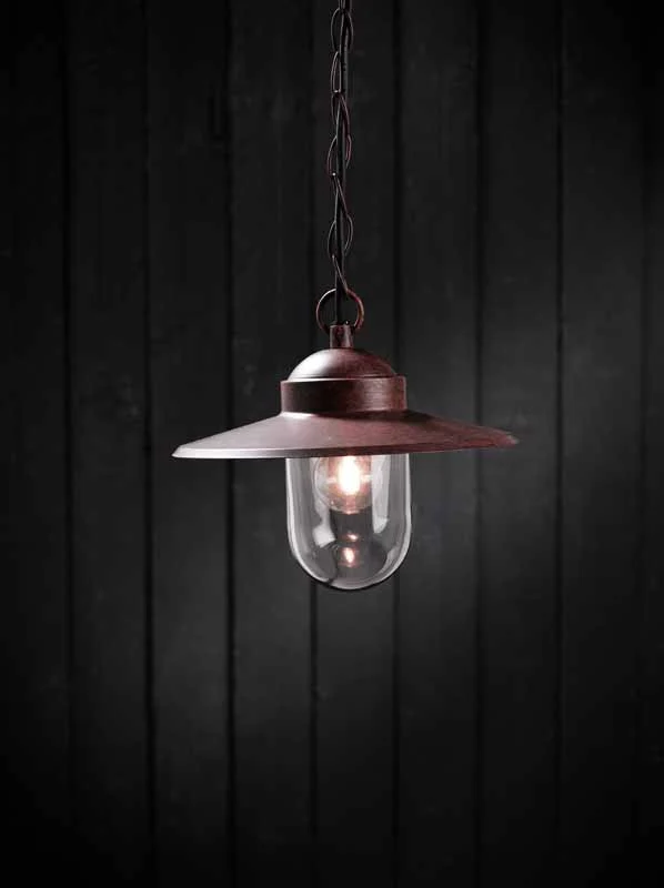 Nordlux Luxembourg Hanglamp Buiten - E27 - IP23 - Roest