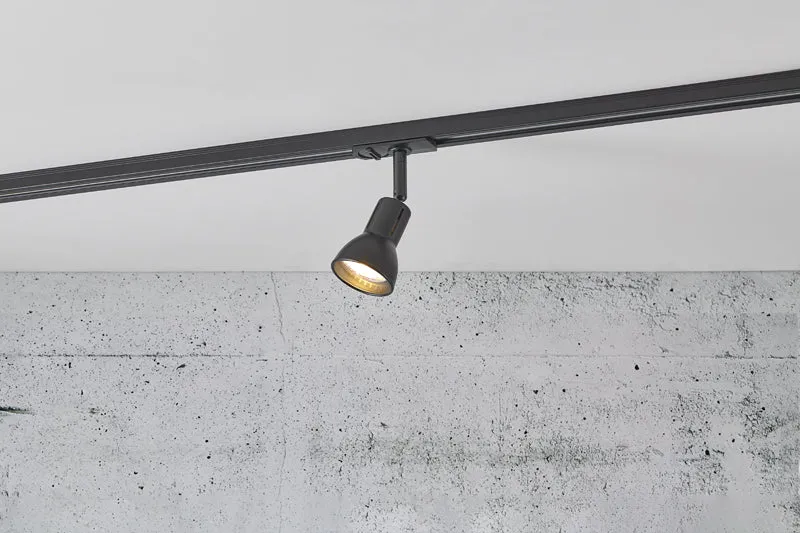 Nordlux Munin Link - 1-Fase Railspot - Ø8cm - GU10 - Zwart