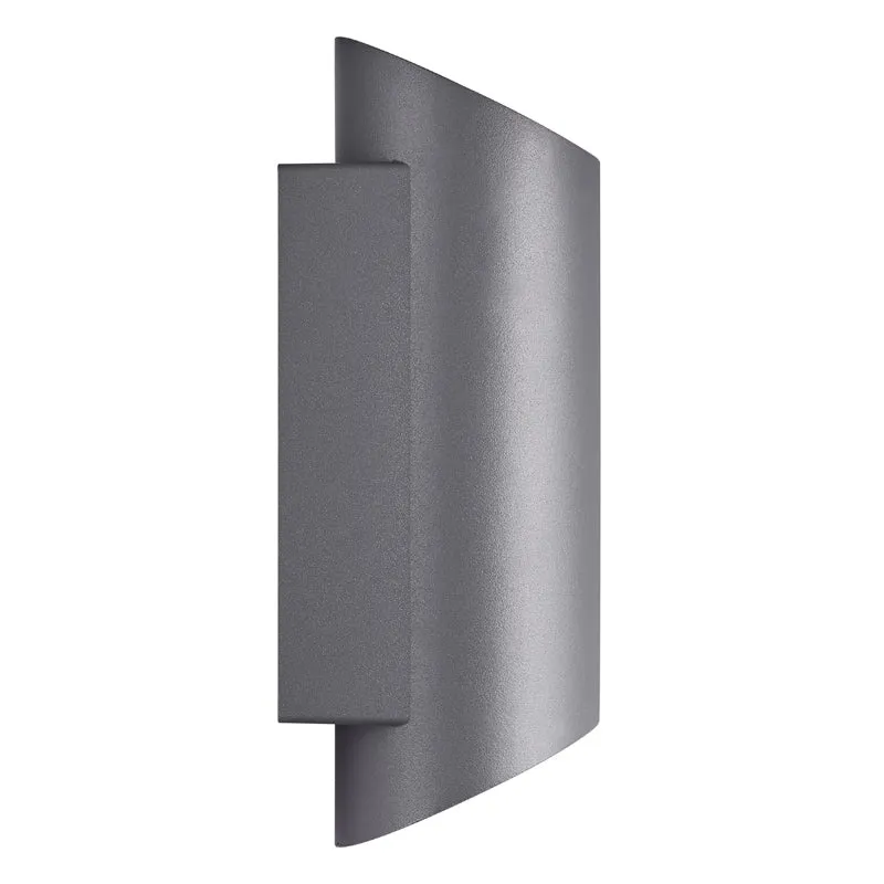 Nordlux Nico Wandlamp Buiten - Ø7,7cm - 2-lichts GU10 - IP54 - Antraciet