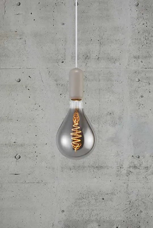 Nordlux Notti Hanglamp - Ø6cm - E27 - Grijs