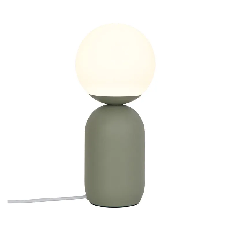 Nordlux Notti Tafellamp - Ø15cm - E14 - Groen