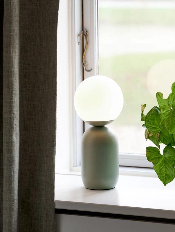 Nordlux Notti Tafellamp - Ø15cm - E14 - Groen