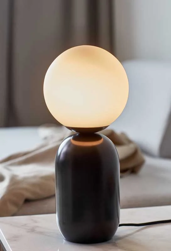 Nordlux Notti Tafellamp - E14 - Zwart