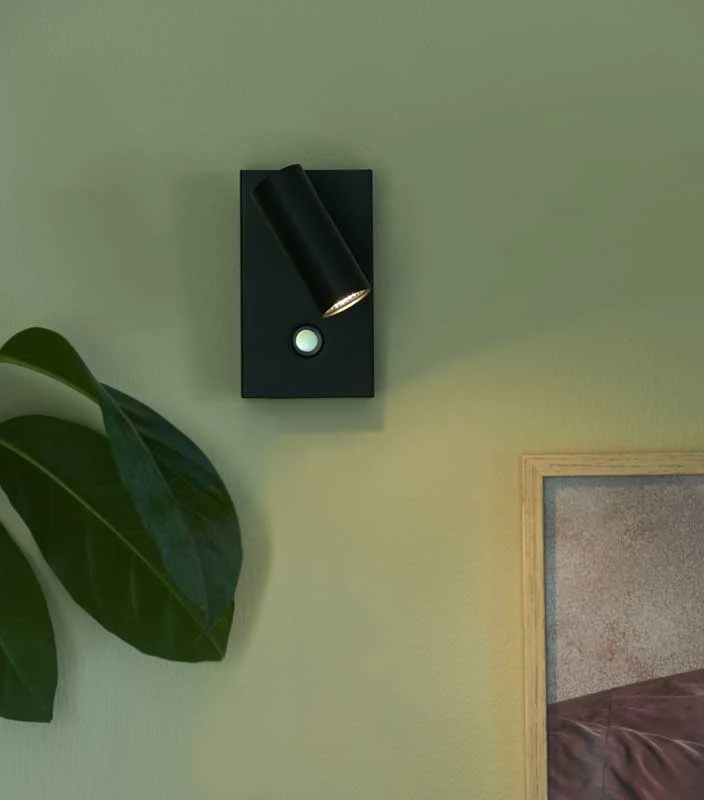 Nordlux Omari Wandlamp - LED - 2700K - Zwart