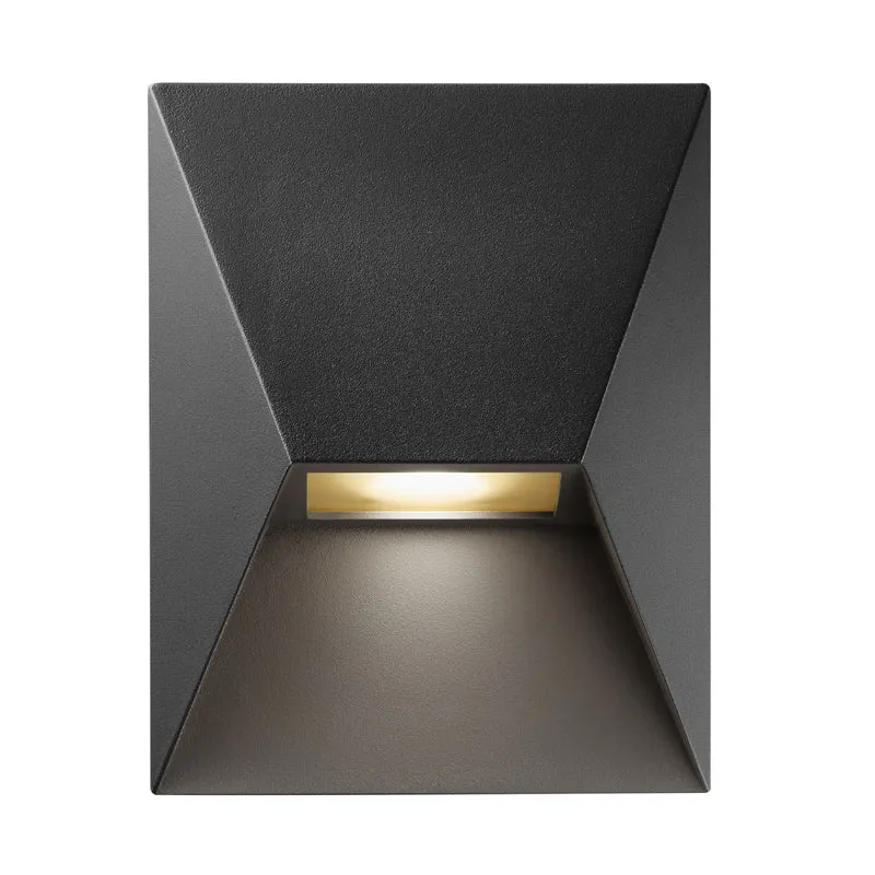 Nordlux Pontio Wandlamp Buiten M - GU10 - IP54 - Zwart