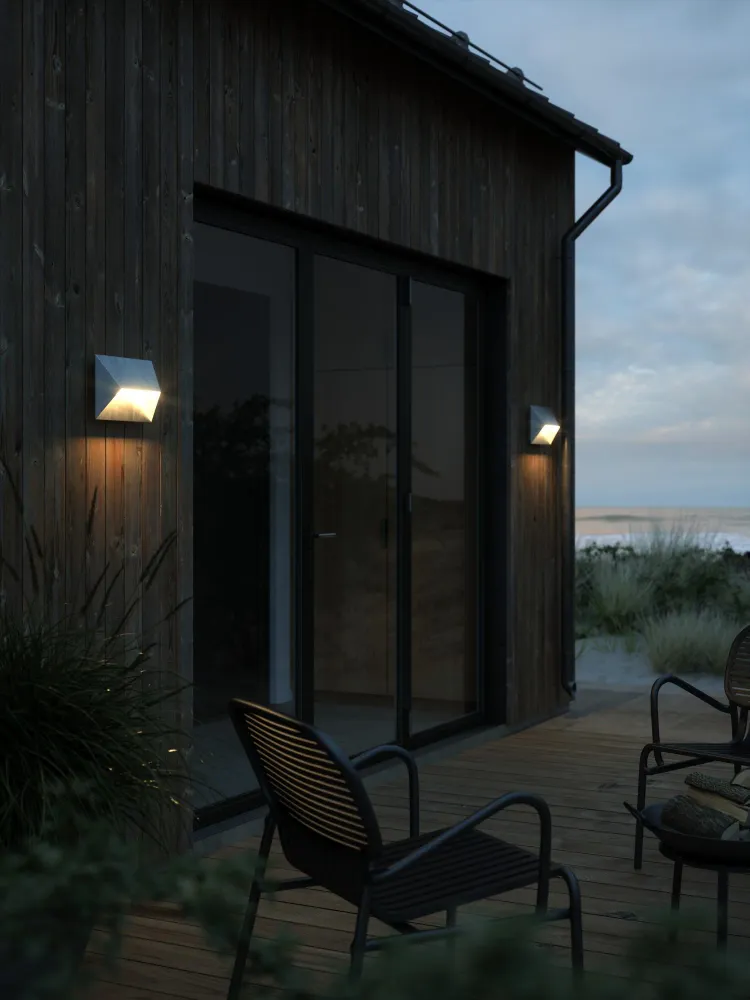 Nordlux Pontio 27 | Wandlamp | Verzinkt | GU10 | Seaside