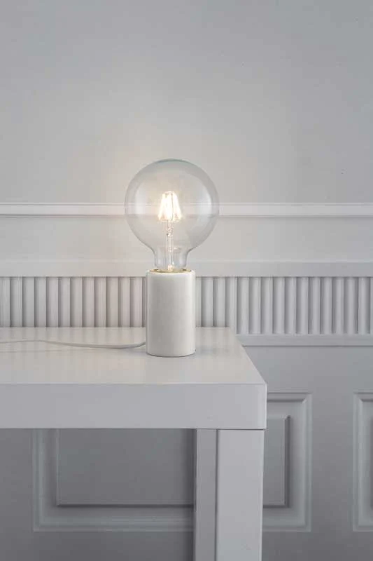 Nordlux Siv Tafellamp - Ø6cm - E27 - Wit