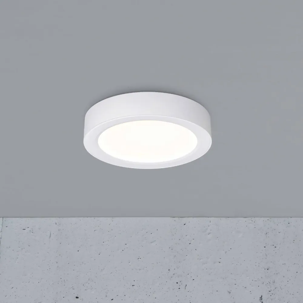 Nordlux Sóller Plafondlamp Badkamer - Ø12,9cm - LED Stepdim - 3000/4000K - Wit