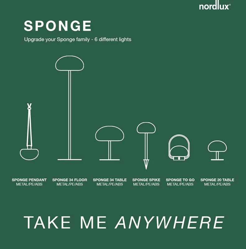 Nordlux Sponge Prikspot Buiten - Ø20cm - LED Stepdim - 2700K - IP65 - Wit