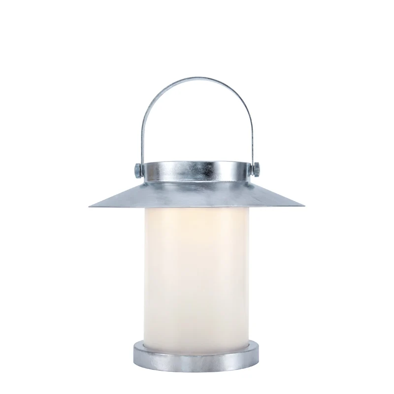 Nordlux Temple Draagbare Tafellamp Buiten | Solar | Ø23cm | LED | IP54 | Verzinkt | Seaside
