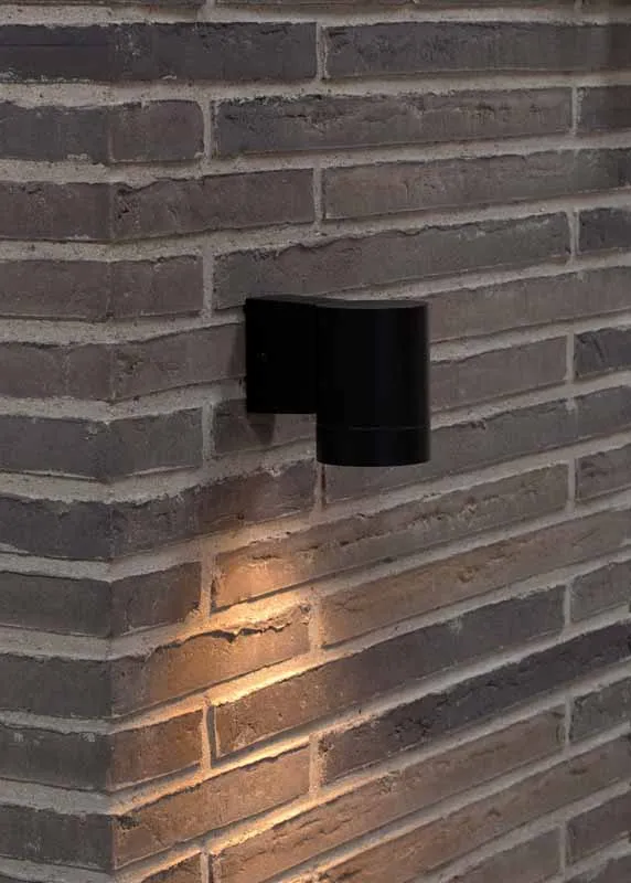 Nordlux Tin Wandlamp Buiten - GU10 - IP54 - Zwart